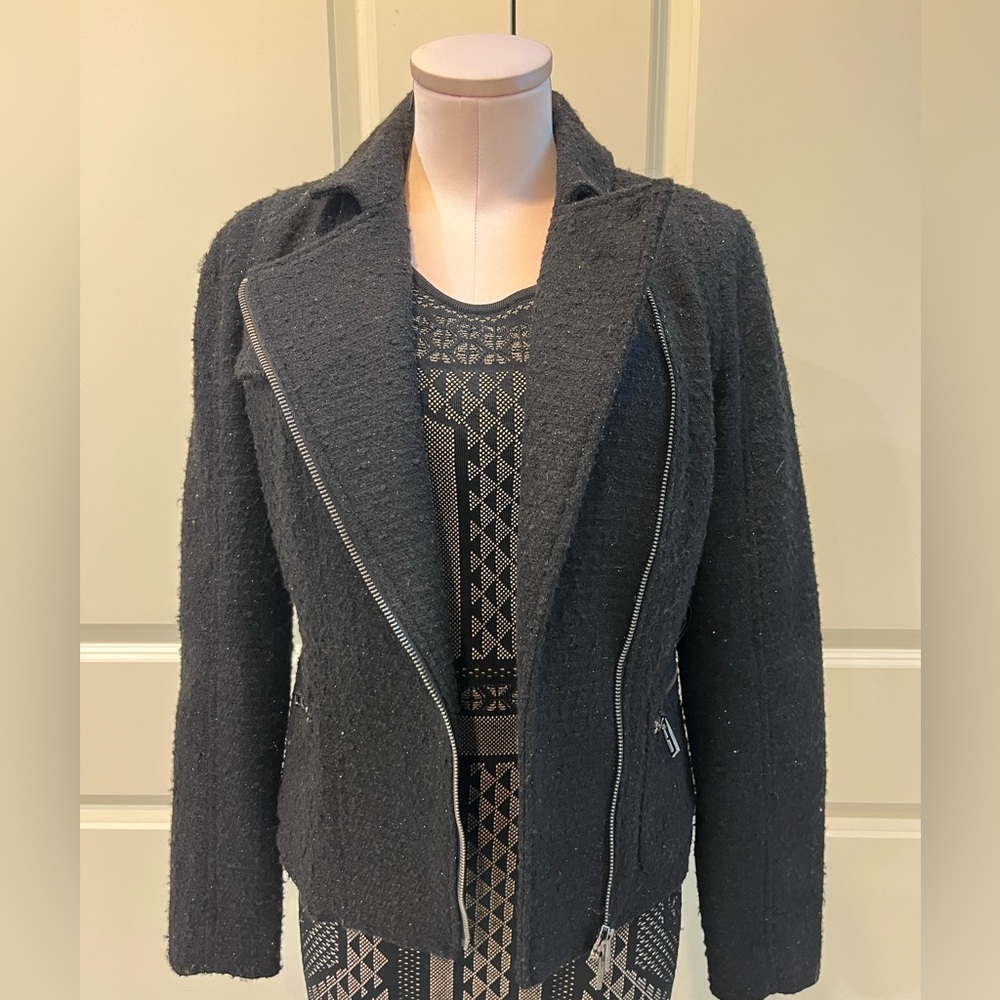 Armani Exchange Black Textured Blazer size M - Picture 3 of 7